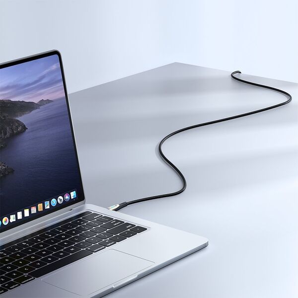 Joyroom Kabel przewód w oplocie Pioneer Series USB-C 240W 1.2m czarny Kabel przewód w oplocie Pioneer Series USB-C 240W 1.2m czarny