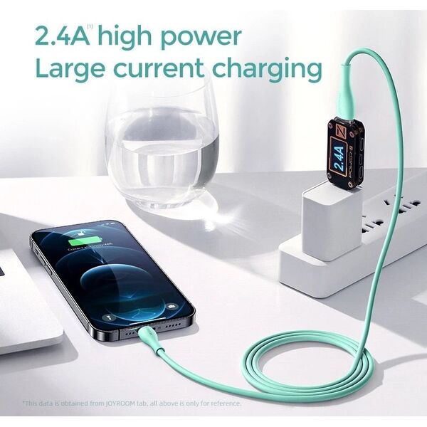 Kabel USB Joyroom USB-A - Lightning 2 m Zielony (JYR987)