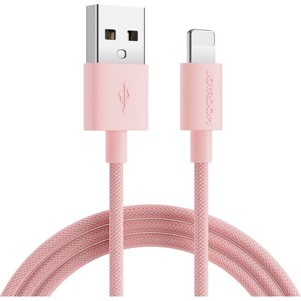 Kabel USB Joyroom USB-A - Lightning 2 m Różowy (6941237170415)