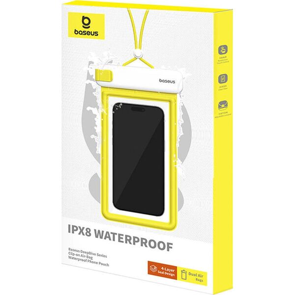 Baseus Wodoodporne etui Baseus DeepDive (biały)