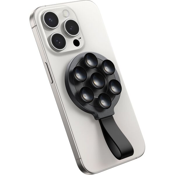 Joyroom Genialny uchwyt na telefon magnetyczny z przyssawkami czarny Genialny uchwyt na telefon magnetyczny z przyssawkami czarny