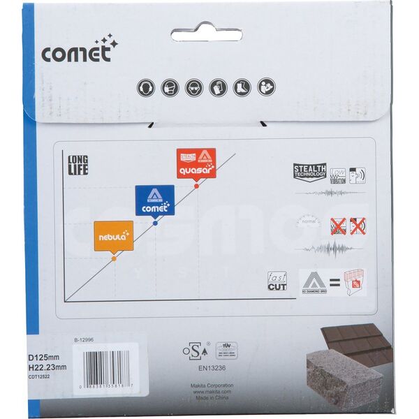 Makita TARCZA DIAMENTOWA COMET 125*22MM SEGMENT 7 MM