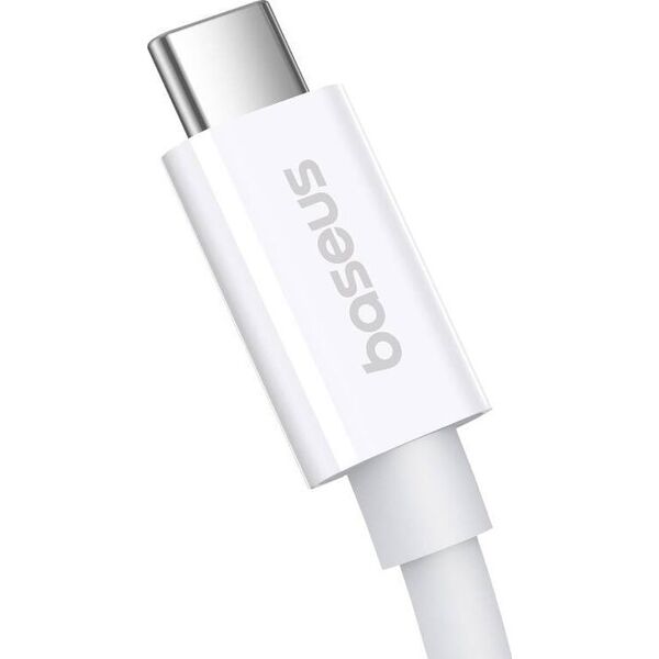 Kabel USB Baseus USB-C - USB-C 1.8 m Biały (BSU4921)