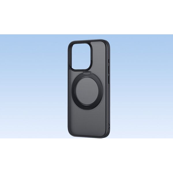 Baseus Etui Baseus SkyRing Magnetic ze stojakiem dla iP 13 Pro + szkło hartowane i zestaw czyszczący (czarny)