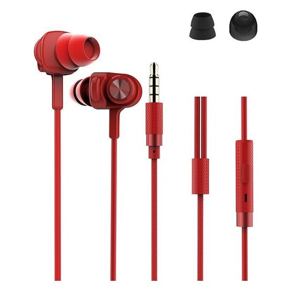 Słuchawki Oem REMAX Earphones - RM-900F Vibration skirta žaidimams Raudona