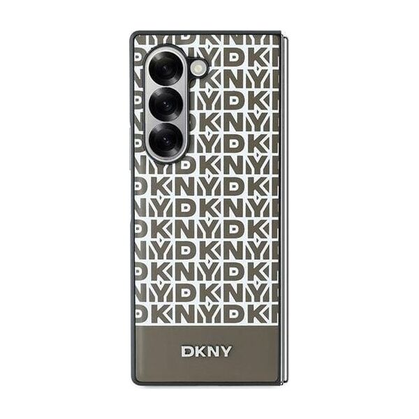 DKNY DKNY DKHMZFD6PSOSPW Z Fold6 F956 brązowy/brown Repeat Pattern Bottom Stripe