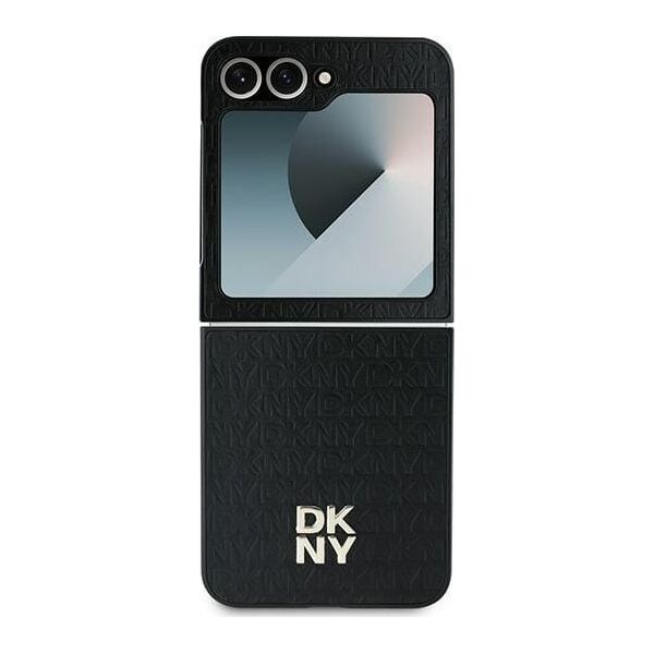 DKNY DKNY DKHCZF6PSHRPSK Z Flip6 F741 czarny/black Repeat Pattern Stack Logo