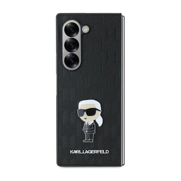 Karl Lagerfeld Karl Lagerfeld KLHCZFD6SAPKINPKK Z Fold6 F956 czarny/black Saffiano Ikonik Pin