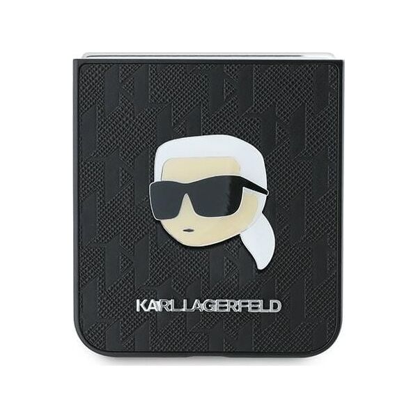 Karl Lagerfeld Karl Lagerfeld KLHCZF6PGKSKIHK Z Flip6 F741czarny/black Saffiano Monogram
