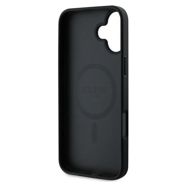 Guess Guess GUHMP16MP4RPSK iPhone 16 Plus 6.7" czarny/black hardcase 4G Printed Stripes MagSafe