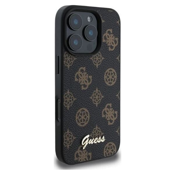 Guess Guess GUHMP16XPGPYSK iPhone 16 Pro Max 6.9" czarny/black hardcase Peony Script MagSafe
