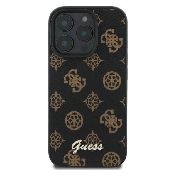 Guess Guess GUHMP16XPGPYSK iPhone 16 Pro Max 6.9" czarny/black hardcase Peony Script MagSafe