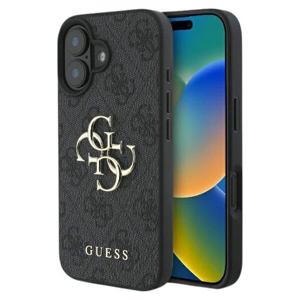 Guess Guess GUHCP16S4GMGGR iPhone 16 6.1" czarny/black hardcase 4G Big Logo