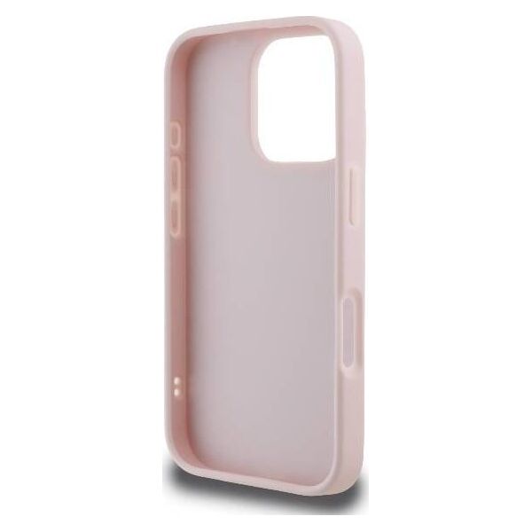 Karl Lagerfeld Karl Lagerfeld KLHCP16LPQDSMGP iPhone 16 Pro 6.3" różowy/pink hardcase Quilted Signature