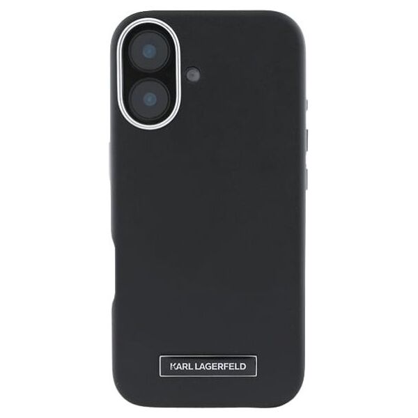 Karl Lagerfeld Karl Lagerfeld KLHMP16LPGMSRPK iPhone 16 Pro 6.3" czarny/black hardcase FW Metal Plate MagSafe