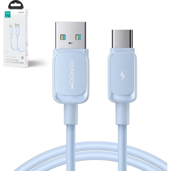 Kabel USB Joyroom Kabel Joyroom S-AC027A14 USB-A/USB-C 3A 1,2m niebieski