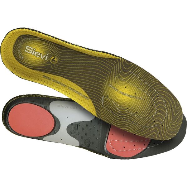 NoName Dual Comfort Plus: Υψηλή Καμάρα, Unisex, Ενήλικας, Άνετος Πάτος, Μαύρο, Γκρι, Κόκκινο, Κίτρινο, EUE, 1 τεμάχιο