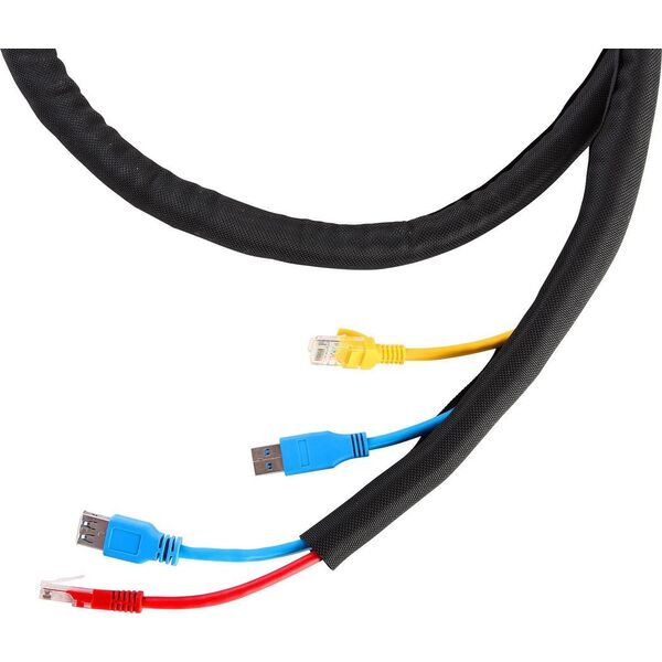 Οργανωτής VivoLink Vivolink VLSC252500 μανίκια καλωδίων Μαύρο