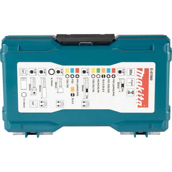 Wiertło Makita 30-piece twist drill set MAKITA E-07060