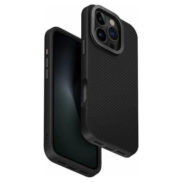 Uniq UNIQ etui Keva Max iPhone 16 Pro 6.3 Magclick Charging czarny/black(carbon)