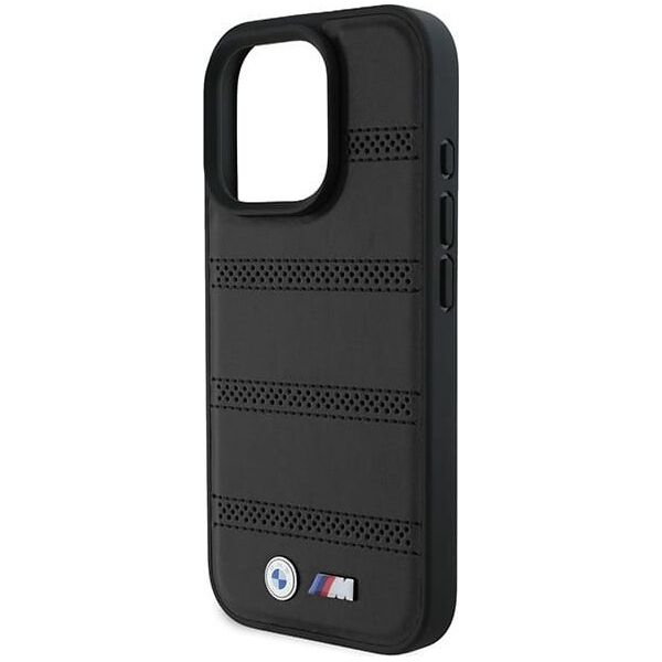 BMW BMW BMHMP16L23PUSPK iPhone 16 Pro 6.3" czarny/black hardcase M Perforated And Stitched Line MagSafe