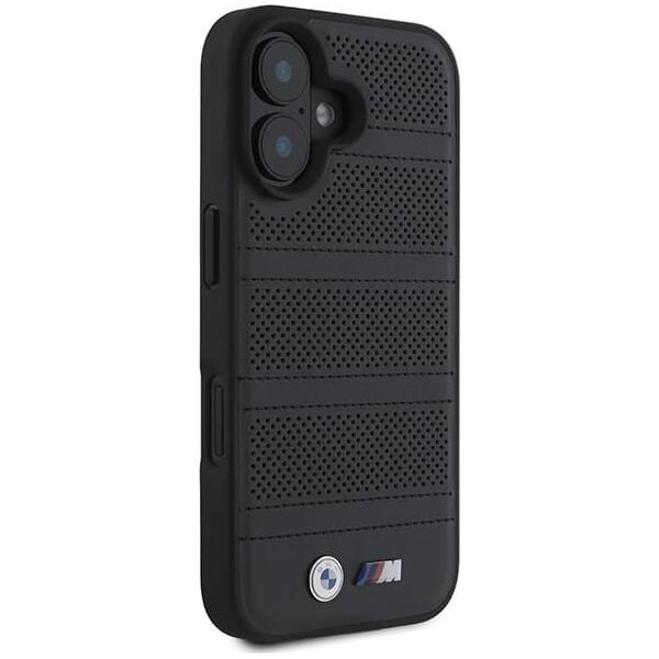 BMW BMW BMHMP16S23PUSPK iPhone 16 6.1" czarny/black hardcase M Perforated And Stitched Line MagSafe