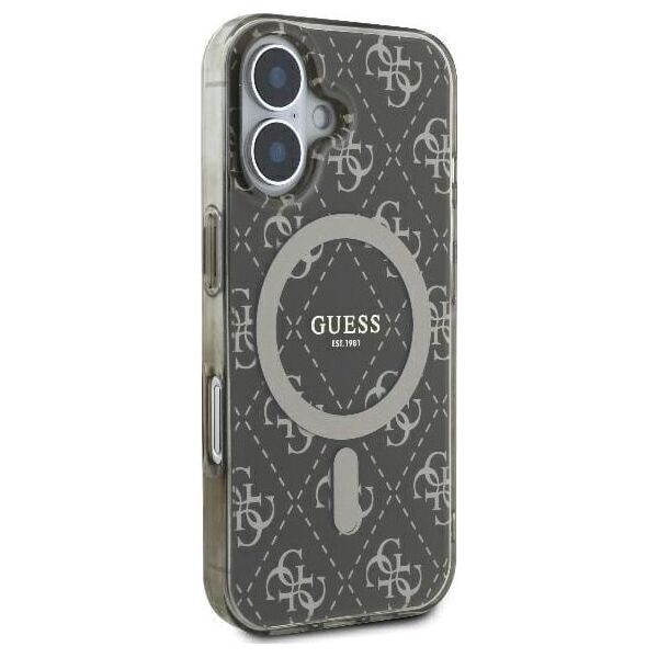 Guess Guess GUHMP16MH4DTEW iPhone 16 Plus 6.7" brązowy/brown hardcase IML 4G Background MagSafe