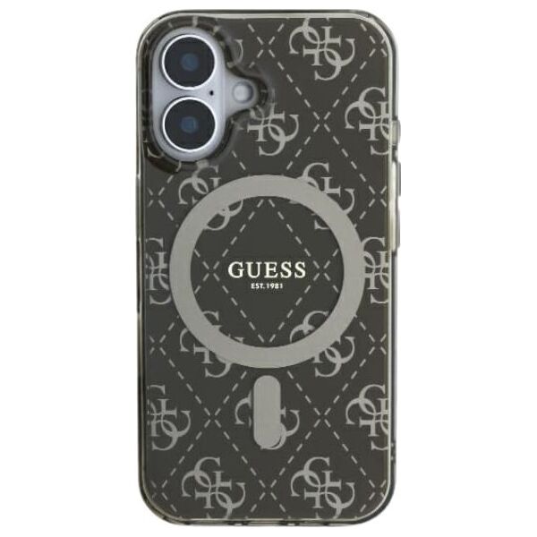 Guess Guess GUHMP16MH4DTEW iPhone 16 Plus 6.7" brązowy/brown hardcase IML 4G Background MagSafe