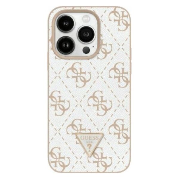 Guess Guess GUHCP16SPG4GPH iPhone 16 6.1" biały/white hardcase New 4G Triangle