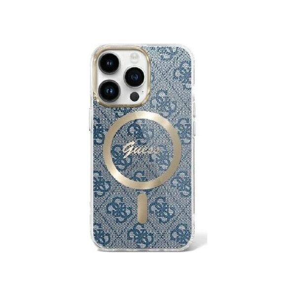 Guess Guess GUHMP16SH4STB iPhone 16 6.1" niebieski/blue hardcase IML 4G MagSafe