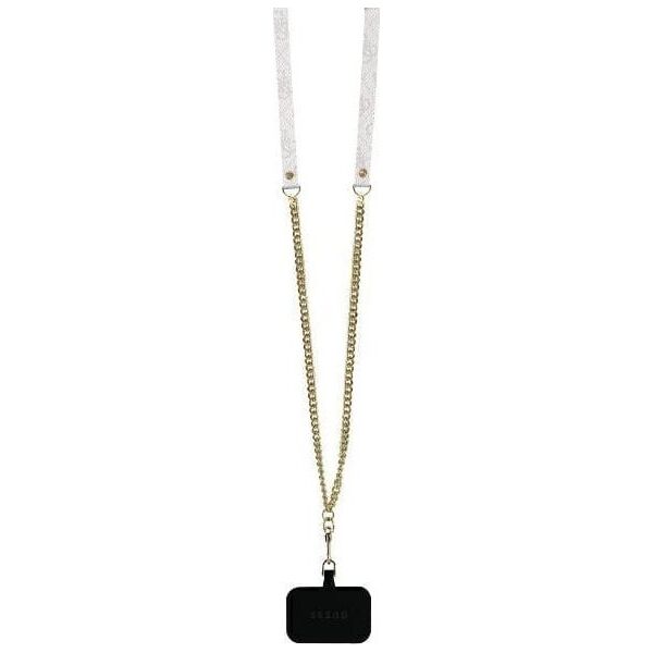 Guess Guess GUHCP16SP4TDSCPP iPhone 16 6.1" różowy/pink hardcase Leather Metal Logo Strass Crossbody