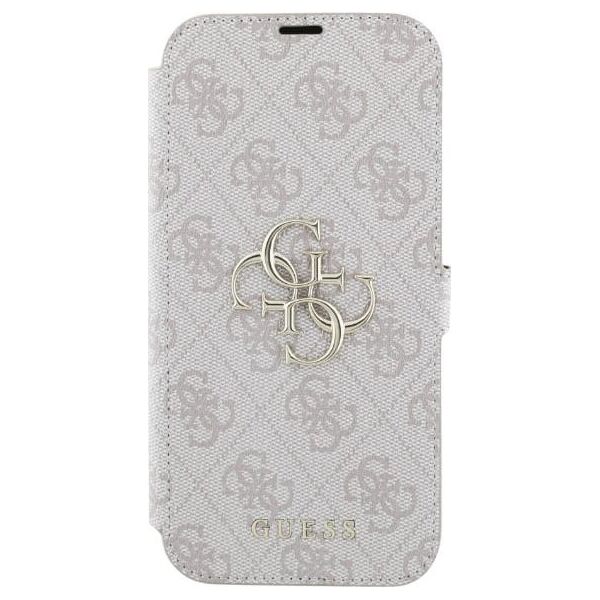 Guess Guess GUBKP16M4GMGPII iPhone 16 Plus 6.7" różowy/pink book 4G Metal Logo