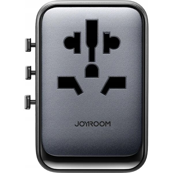 Joyroom Adapter podróżny JR-TCW02 65W uniwersalny EU / US / JP / AU / UK / CN - czarny