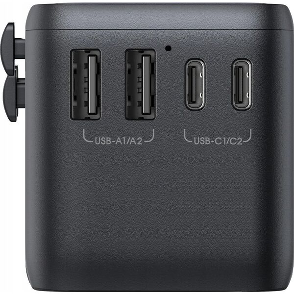 Joyroom Adapter podróżny JR-TCW02 65W uniwersalny EU / US / JP / AU / UK / CN - czarny