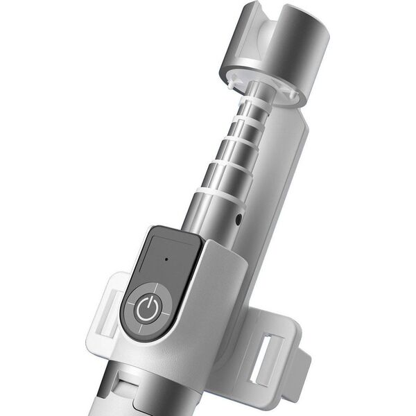 Selfie stick Dudao Kijek do selfie i statyw Dudao F18W pilot BT biały