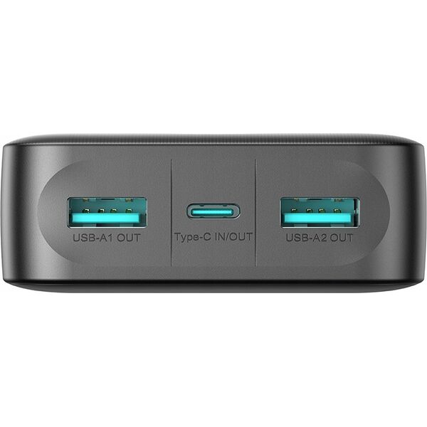 Powerbank Joyroom Powerbank Joyroom JR-PBF14 20000mAh 2.4A 2x USB-A 1x USB-C - czarny