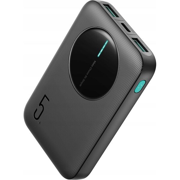 Joyroom Powerbank Joyroom JR-PBF13 5000mAh 2.4A 2x USB-A 1x USB-C - czarny