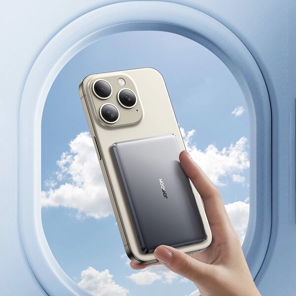 Joyroom Powerbank Joyroom JR-PBM08 5000mAh 20W z ładowaniem indukcyjnym - szary