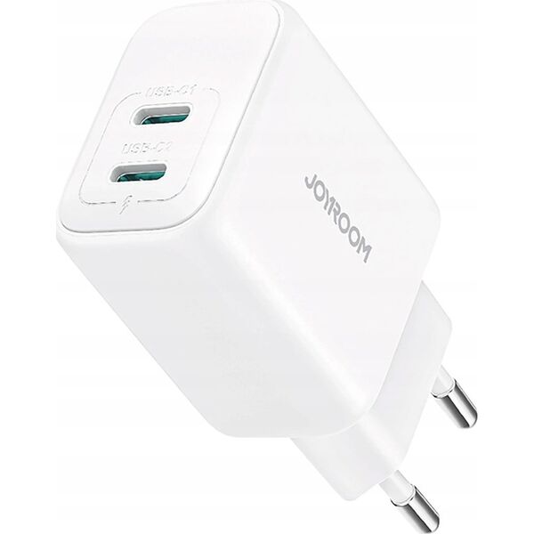 Ładowarka Joyroom Ładowarka Joyroom JR-TCF12 sieciowa 2x USB-C 20W PD / QC 3.0 - biała