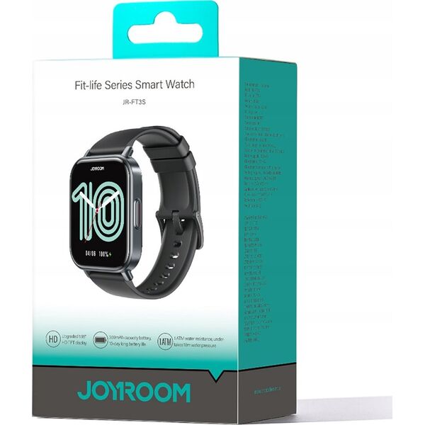 Smartwatch Joyroom Fit-Life JR-FT3S Czarny  (6956116723064)