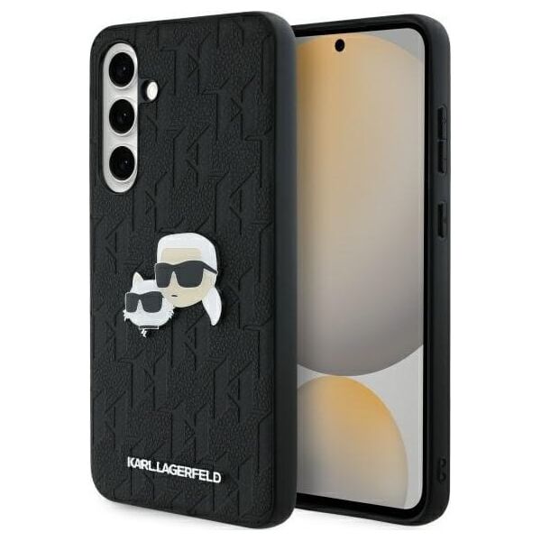 Karl Lagerfeld Karl Lagerfeld KLHCS24FEPGKLKCPK Sam S24  FE S721 czarny/black hardcase Monogram Karl&Chaoupette Head Pin