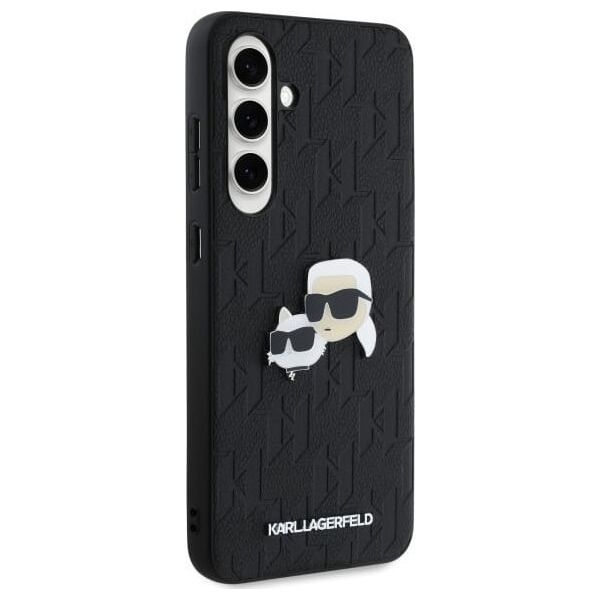 Karl Lagerfeld Karl Lagerfeld KLHCS24FEPGKLKCPK Sam S24  FE S721 czarny/black hardcase Monogram Karl&Chaoupette Head Pin