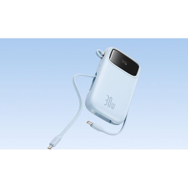Powerbank Baseus Powerbank Baseus QPow 2 10000mAh 30W 2xUSB-C (niebieski)