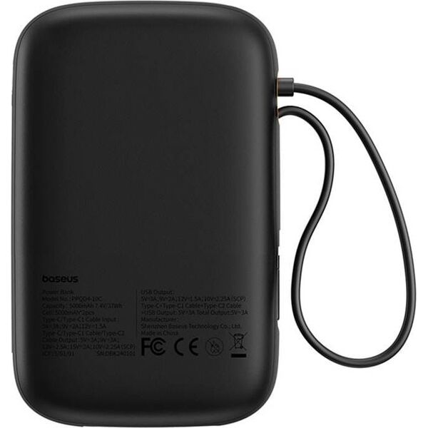 Powerbank Baseus QPow 2 10000mAh Czarny