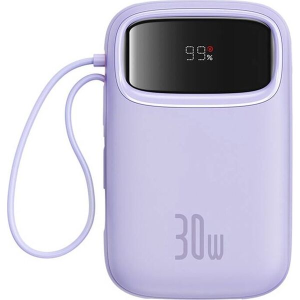 Powerbank Baseus Powerbank Baseus QPow 2 10000mAh 30W 2xUSB-C (fioletowy)