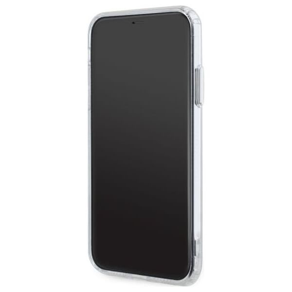Karl Lagerfeld Karl Lagerfeld KLHMN61HLSCHH iPhone 11    / Xr 6.1" biały/white hardcase IML Metal Choupette Head MagSafe