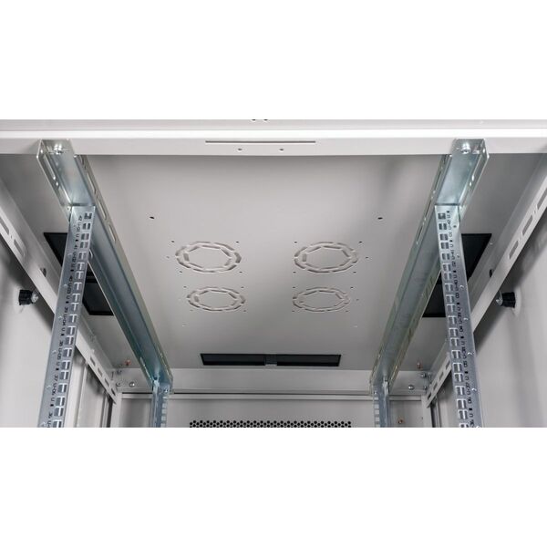 Szafa Roline ROLINE Serverschrank Basic 48,26cm 19Zoll 42 HE 800x1000 BxT perforiert grau
