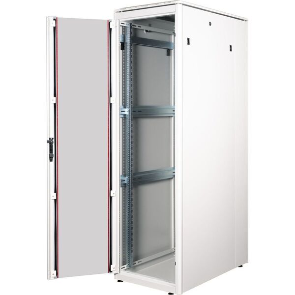 Szafa Roline ROLINE Netzwerkschrank Pro 48,26cm 19Zoll 42 HE 600x1000 BxT Glast�r grau
