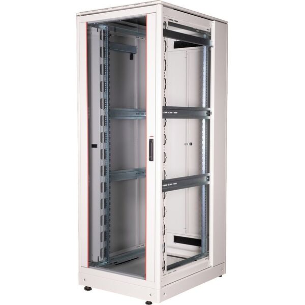 Szafa Roline ROLINE Netzwerkschrank Pro 48,26cm 19Zoll 42 HE 800x1000 BxT Glast�r grau