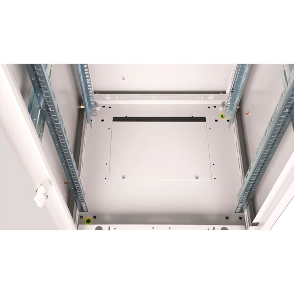 Szafa Roline ROLINE Netzwerkschrank Basic 48,26cm 19Zoll 26 HE 600x600 BxT Glast�r grau
